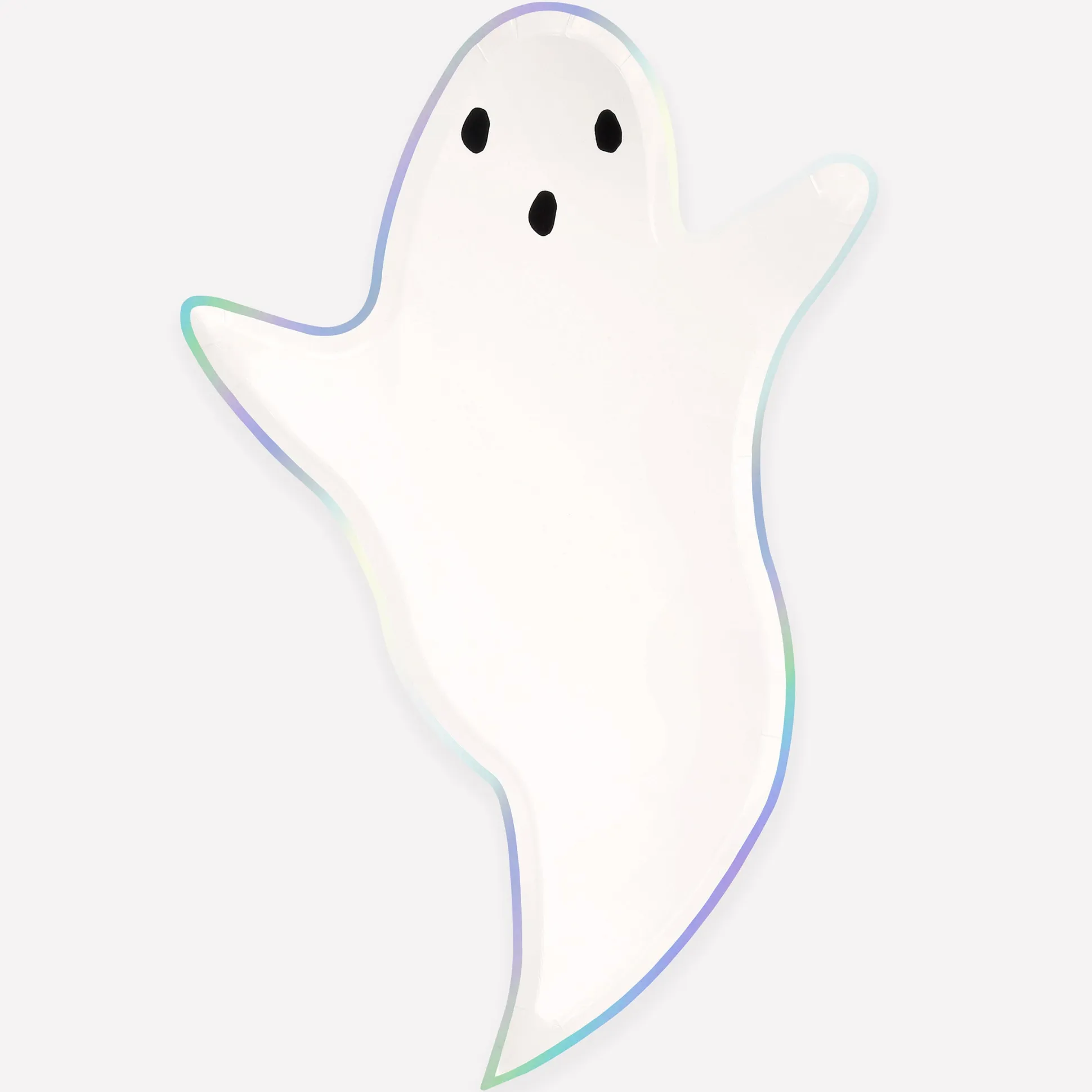 Ghost Shaped Plates, Pack of 8