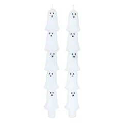 Ghost Taper Candle Set, Pack of 2