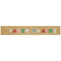 Giant Glitter Paper Chains