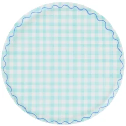 Gingham Reusable Large Plates (x 6)