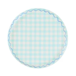 Gingham Reusable Small Plates (x 6)