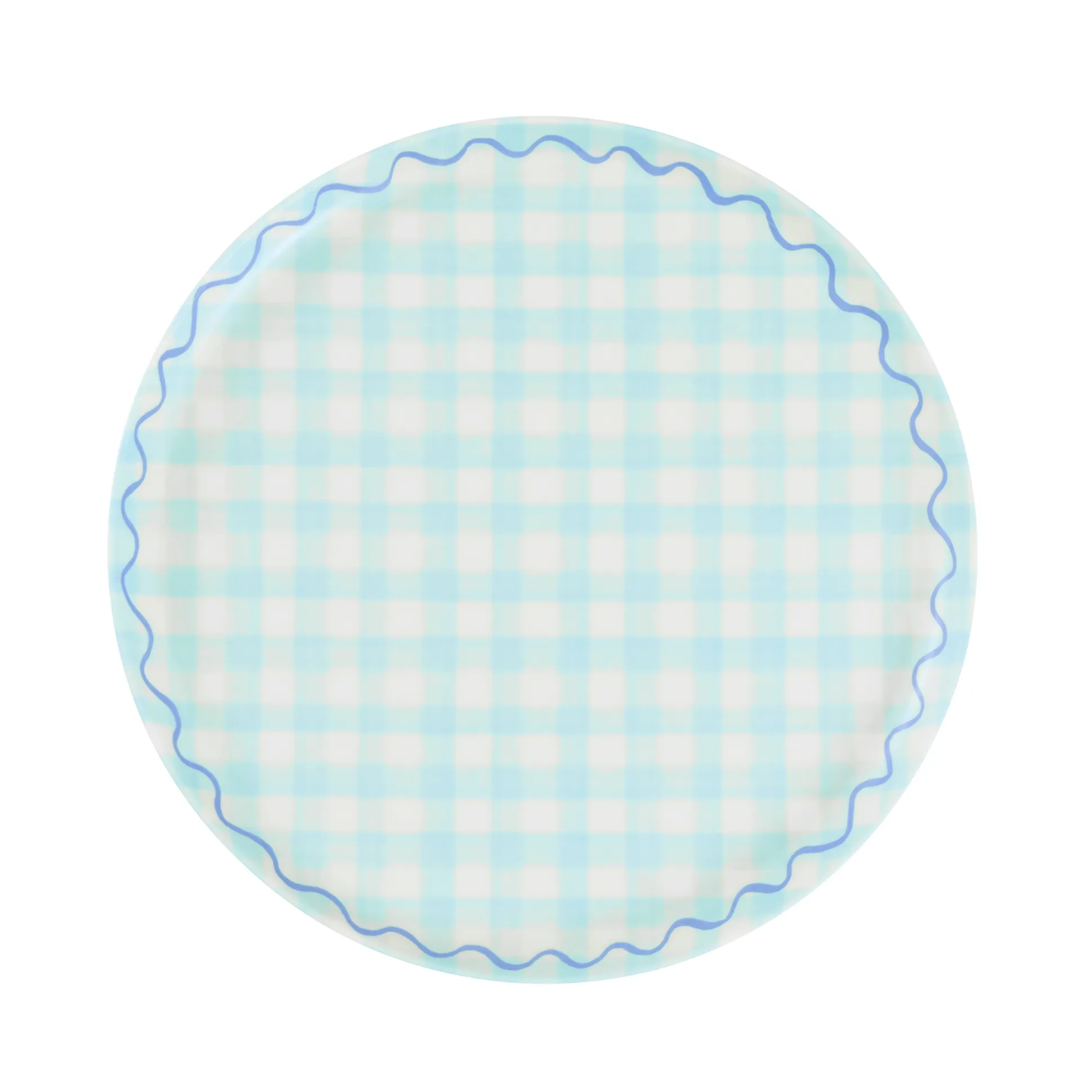 Gingham Reusable Small Plates (x 6)