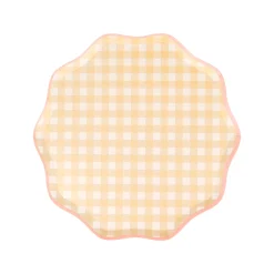 Gingham Side Plates, Assorted Pack of 12