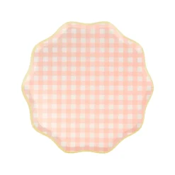Gingham Side Plates, Assorted Pack of 12