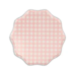 Gingham Side Plates, Assorted Pack of 12