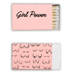 Girl Power Custom Matches, Black Foil