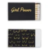 Girl Power Custom Matches, Gold Foil