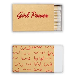 Girl Power Custom Matches, Red Foil