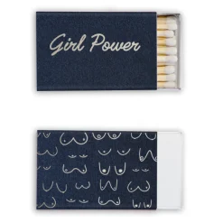 Girl Power Custom Matches, Silver Foil