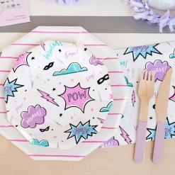 Girl Power Small Plates, Pack of 8