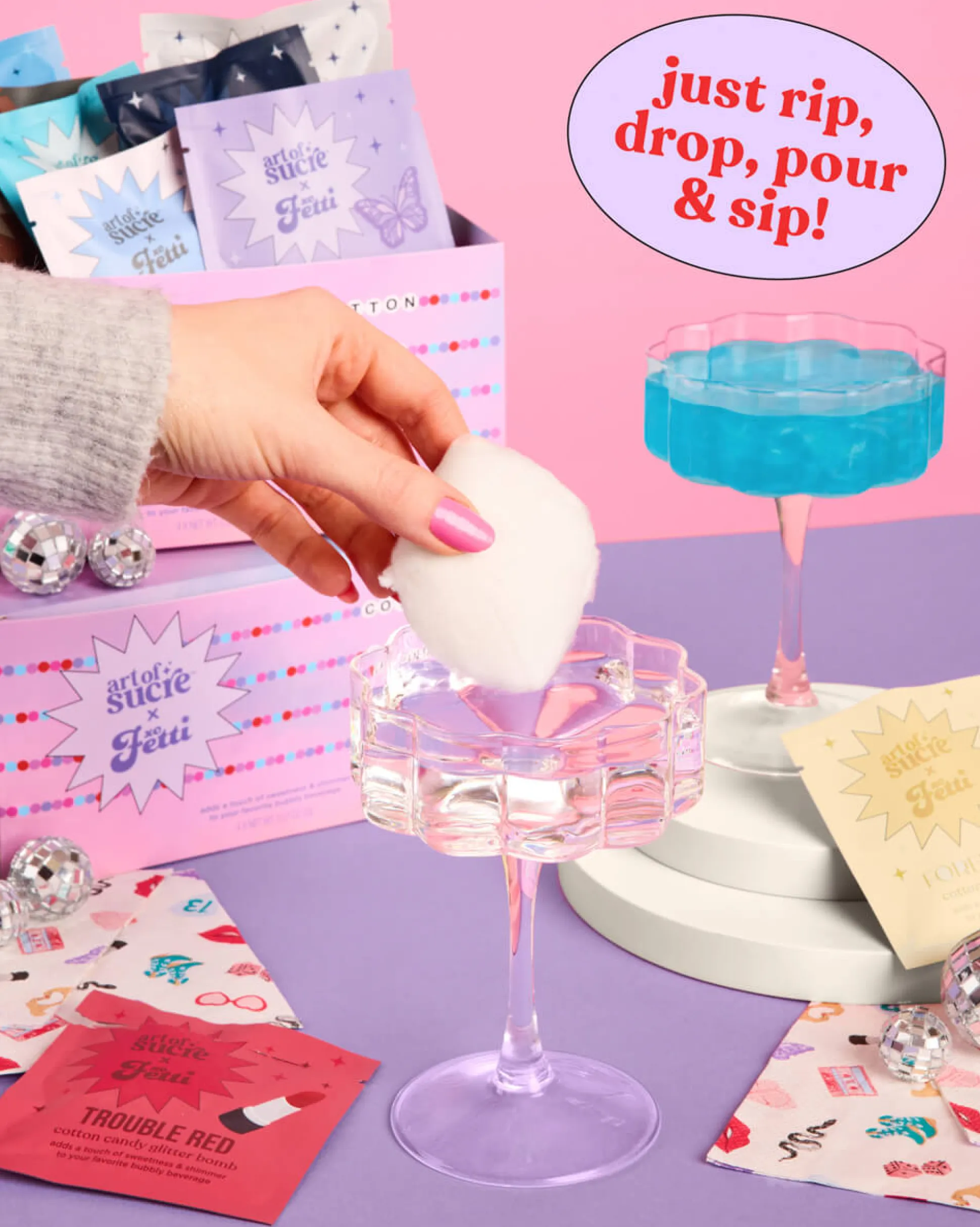Glitter Bomb Era - 11 cotton candy glitter bombs