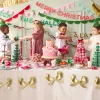 Glitter Bow Garland