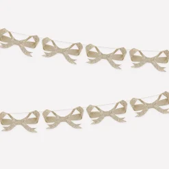 Glitter Bow Garland