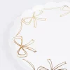 Gold Bow Side Plates, Pack of 8