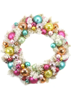 Gold Flocked Wreath