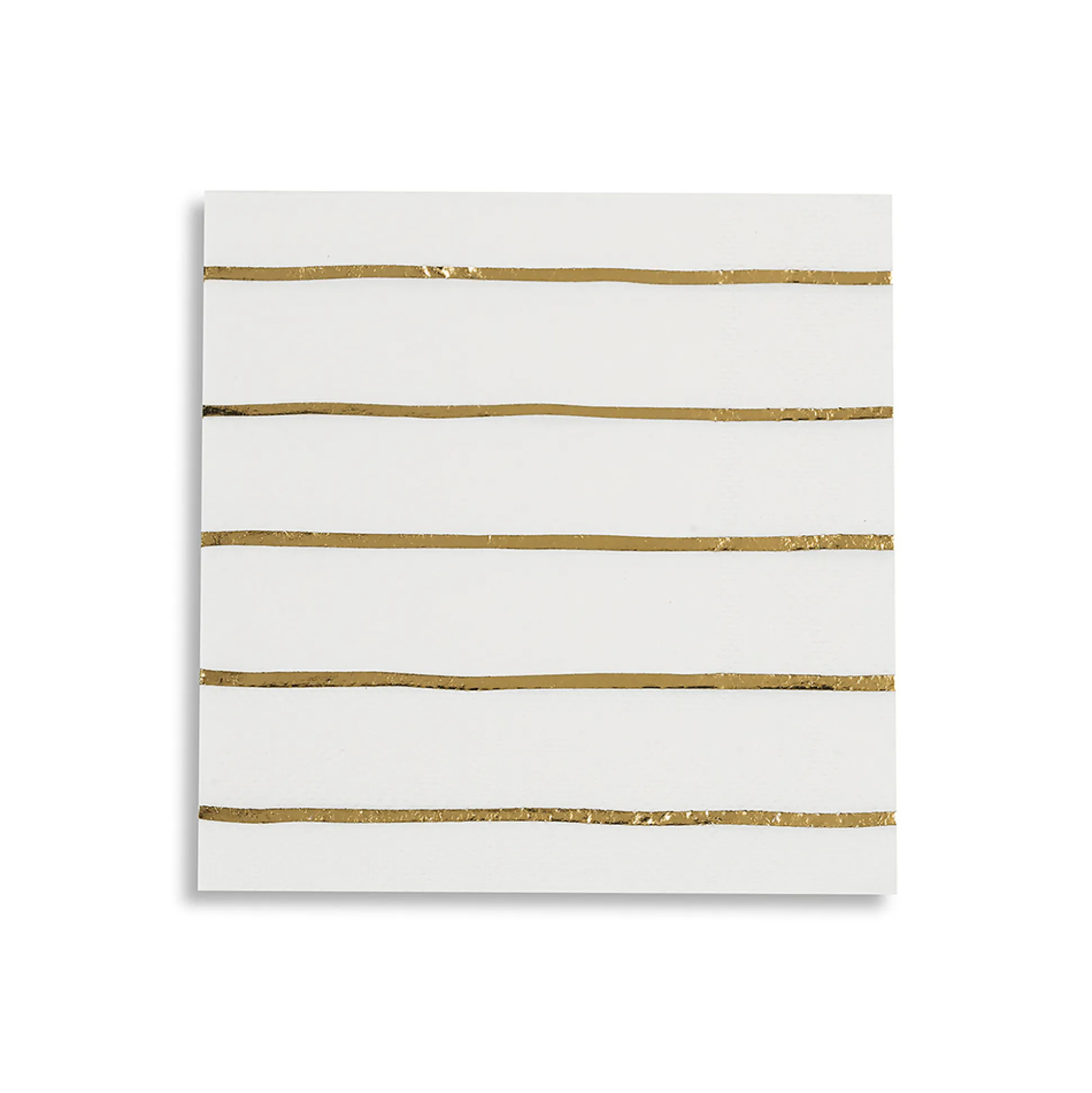 Gold Frenchie Striped Petite Napkins, Pack of 16