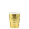 Gold Fringe Party Cups
