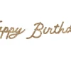 Gold Happy Birthday Garland Set