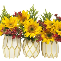 Gold Pearl Vase Wraps, Set of 3