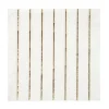 Gold Stripe Large Napkins