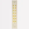 Gold Swirl Taper Candles, Pack of 2