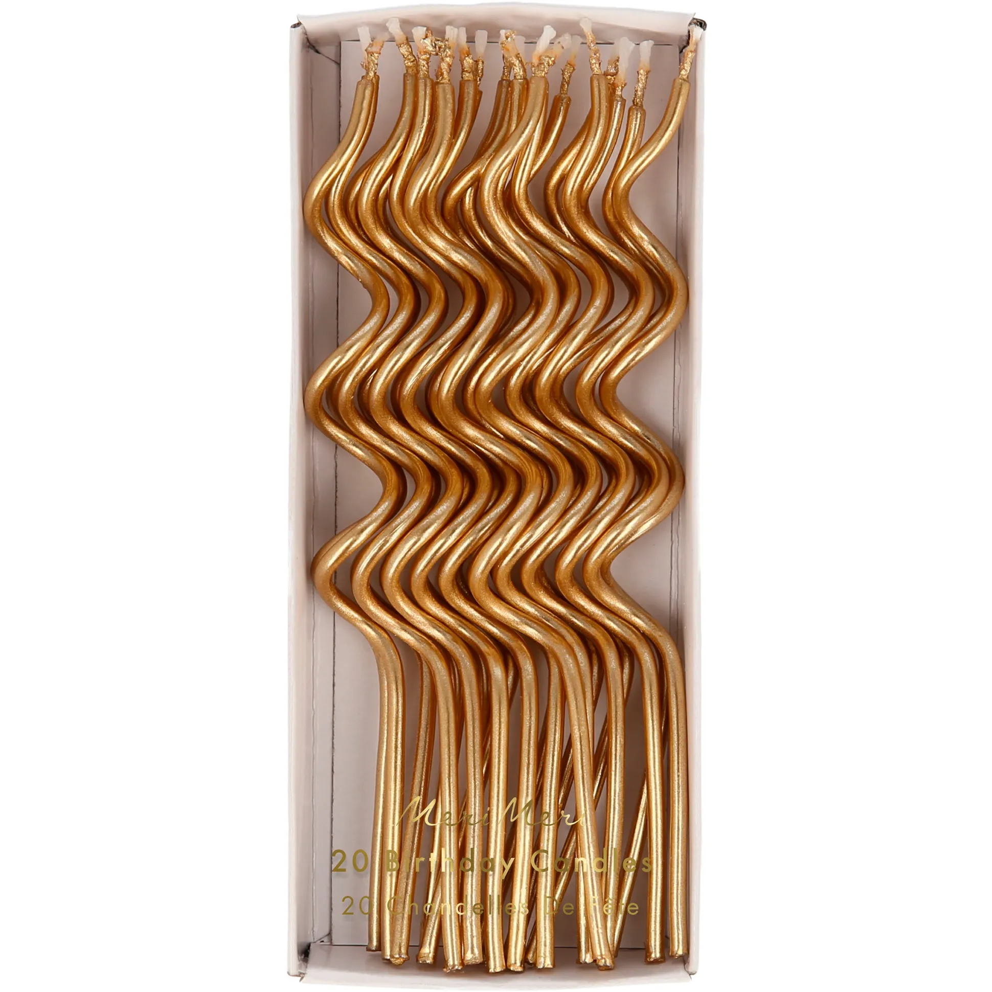 Gold Swirly Candles