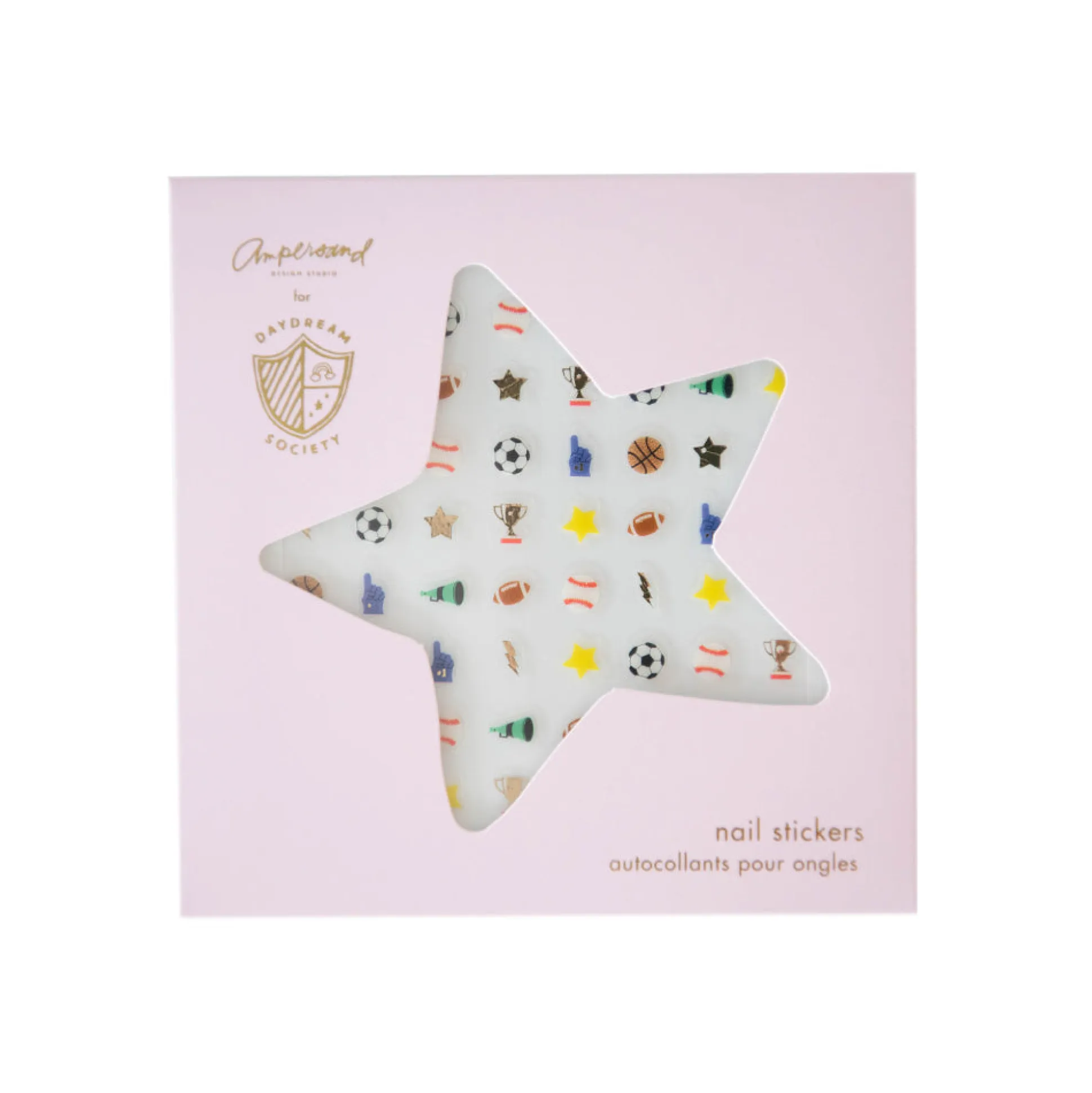 Good Sport Nail Stickers, Pack of 100