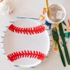 Good Sport Small Baseball Plates, Pack of 8