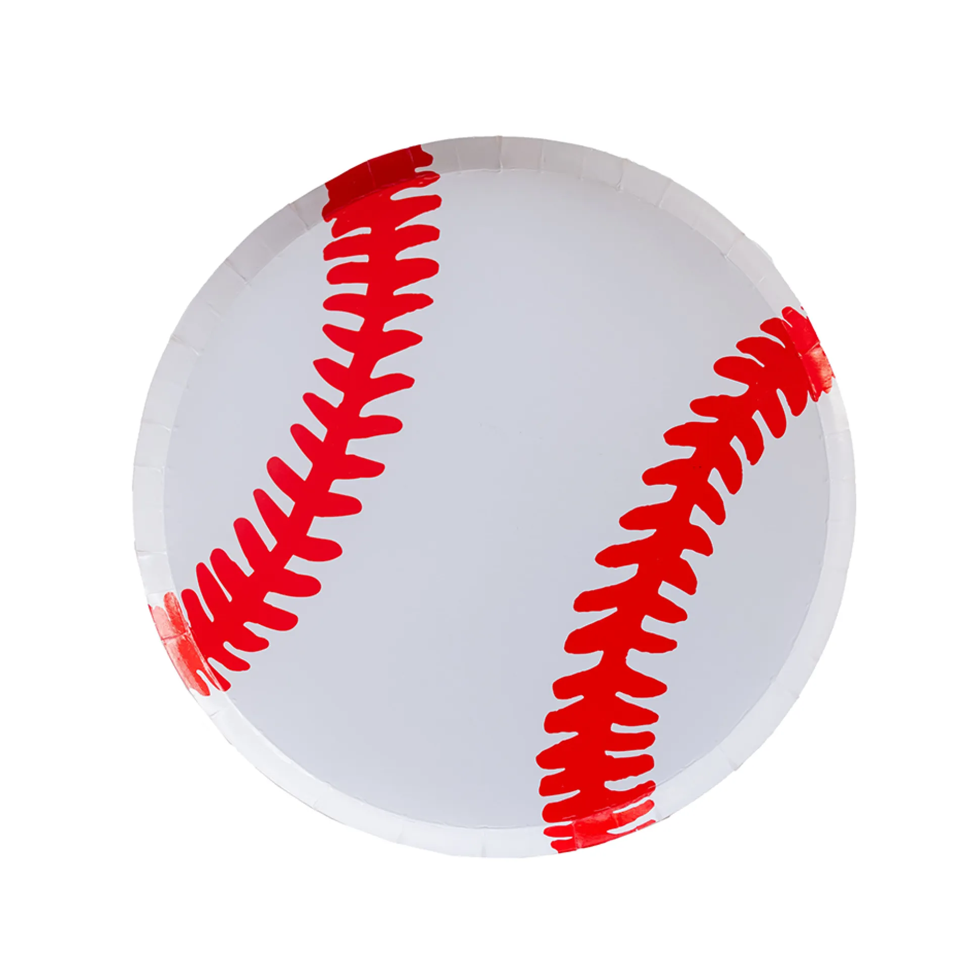 Good Sport Small Baseball Plates, Pack of 8