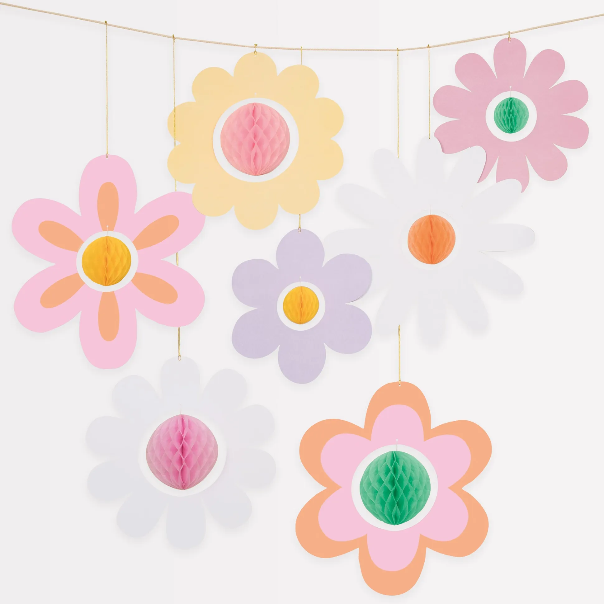Groovy Flower Hanging Decorations