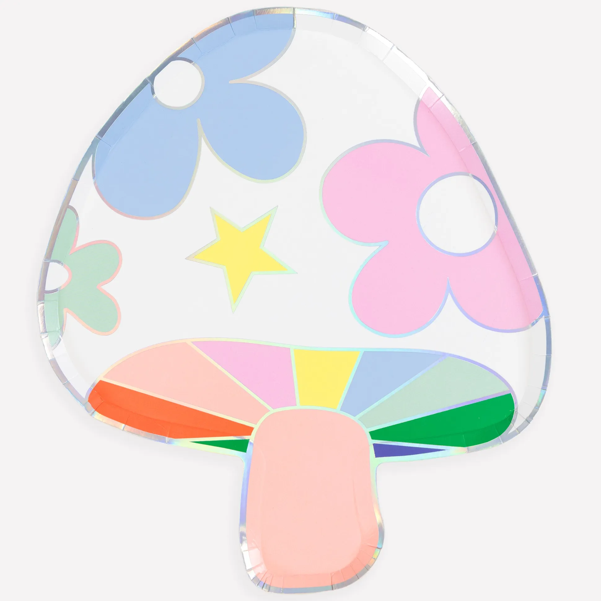 Groovy Mushroom Plates (x 8)