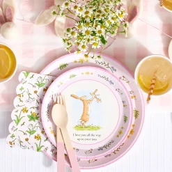 Guess How Much I Love You Pink Large Plates, Set of 10
