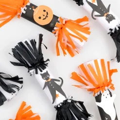 Halloween Fringe Crackers, Pack of 6