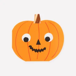 Halloween Pumpkin Napkins (x 16)