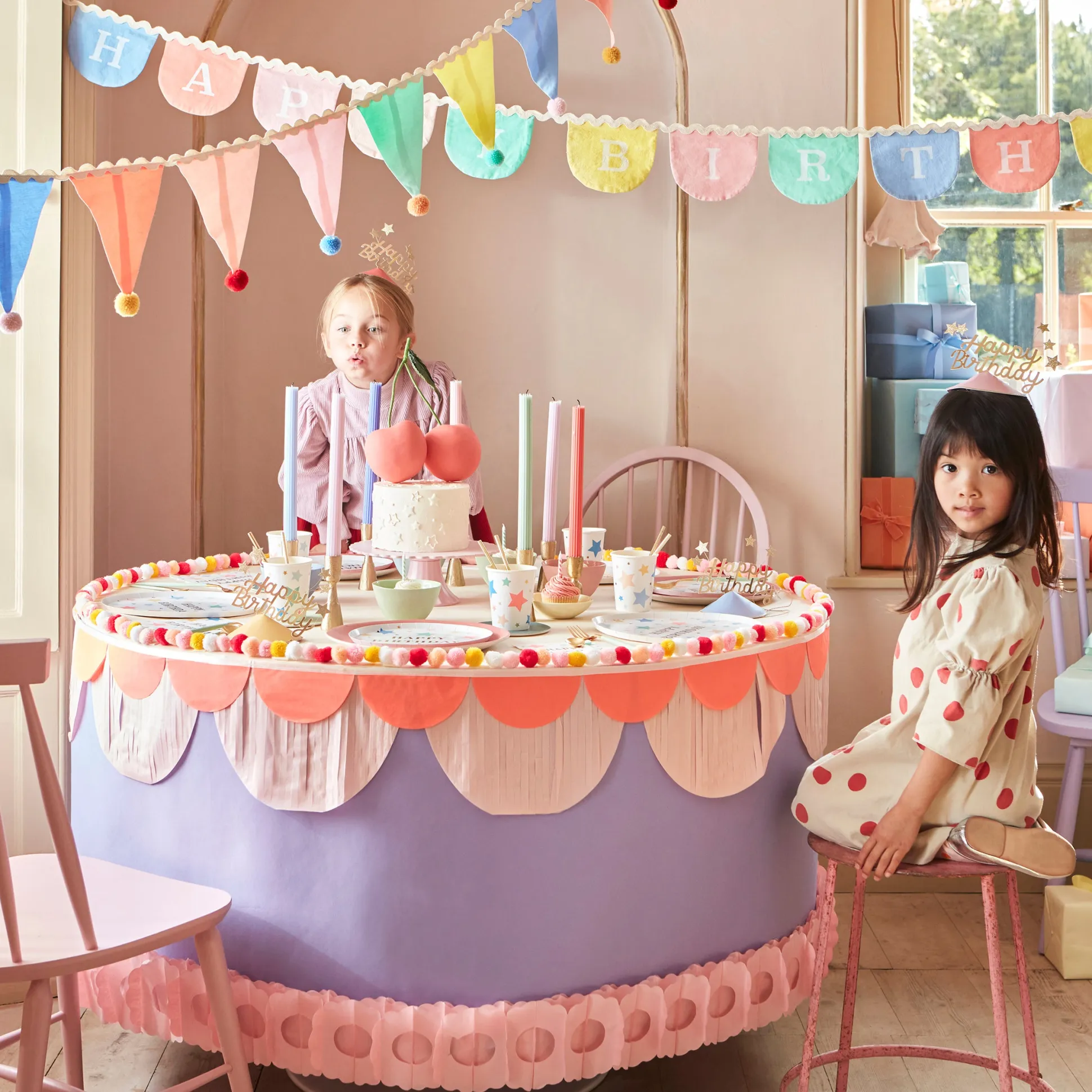 Happy Birthday Fabric Garland
