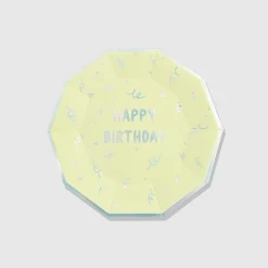 Happy Birthday Large Plates, Pack of 10