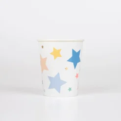 Happy Birthday Stars Cups, Pack of 8