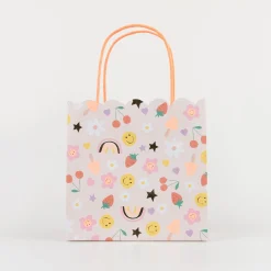 Happy Face Icons Party Bags, Pack of 8