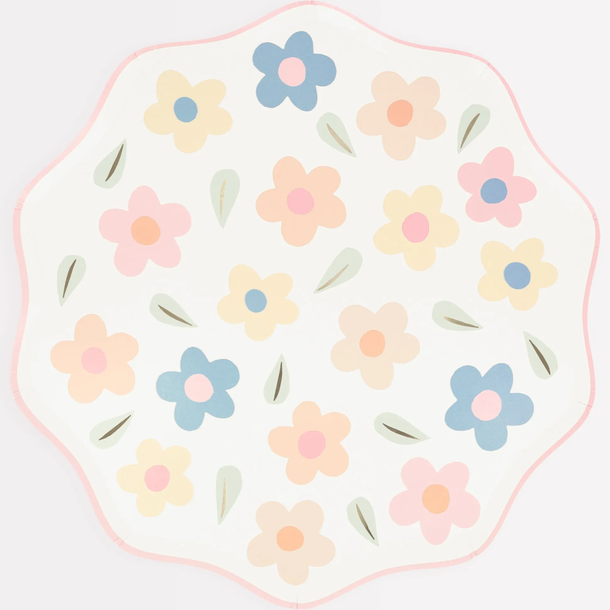 Happy Flowers Dinner Plates, Pack of 8