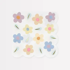 Happy Flowers Large Napkins