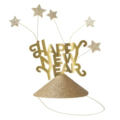 Happy New Year Party Hats, Pack of 6