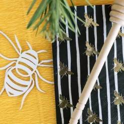 Hey, Bae-Bee Black Cocktail Napkins, Pack of 20