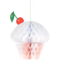 Honeycomb Cupcake Decorations (x 4)