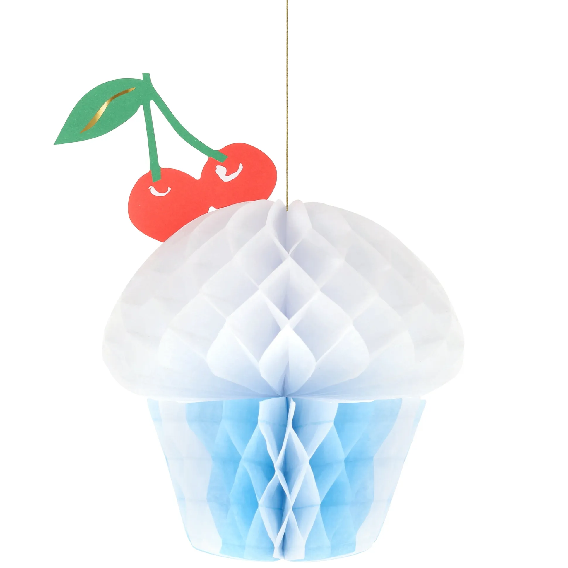 Honeycomb Cupcake Decorations (x 4)