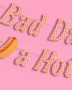 Hot Dog Banner - printed paper banner
