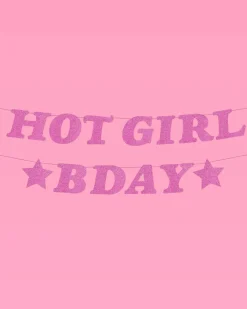 Hot Girl Bday Banner