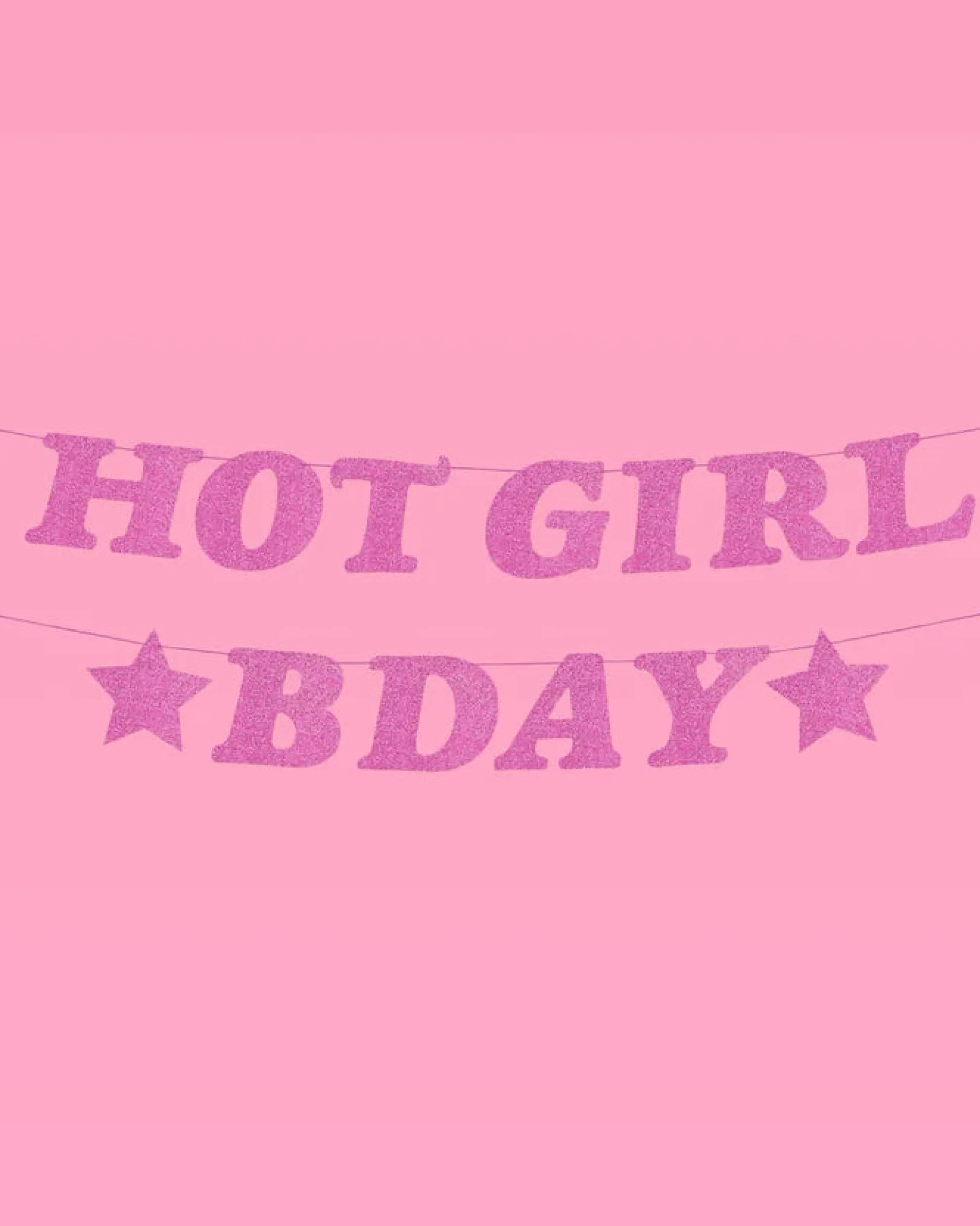 Hot Girl Bday Banner
