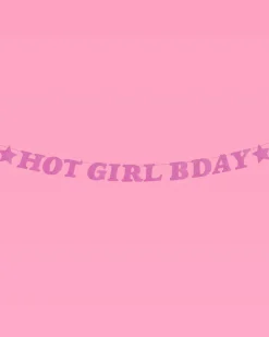 Hot Girl Bday Banner