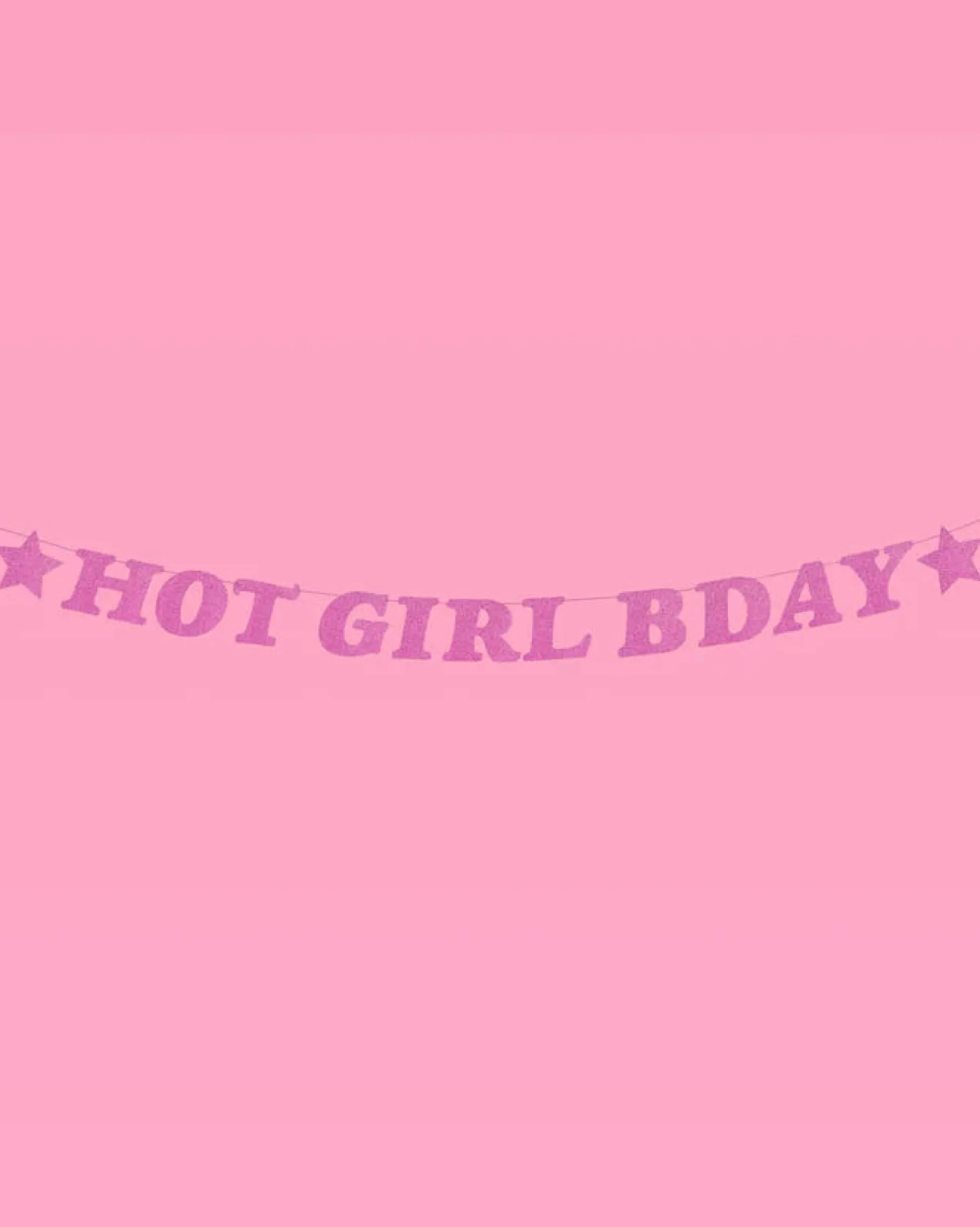 Hot Girl Bday Banner