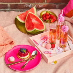 Hot Pink Classic Large Plates (10 per pack)